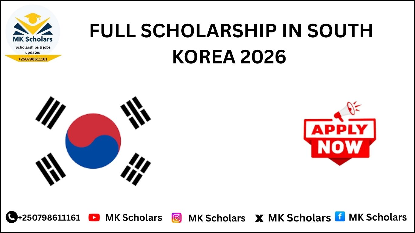 FULL SCHOLARSHIP IN SOUTH KOREA 2026 